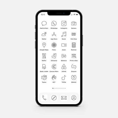 Minimalistic White – App Icon Pack