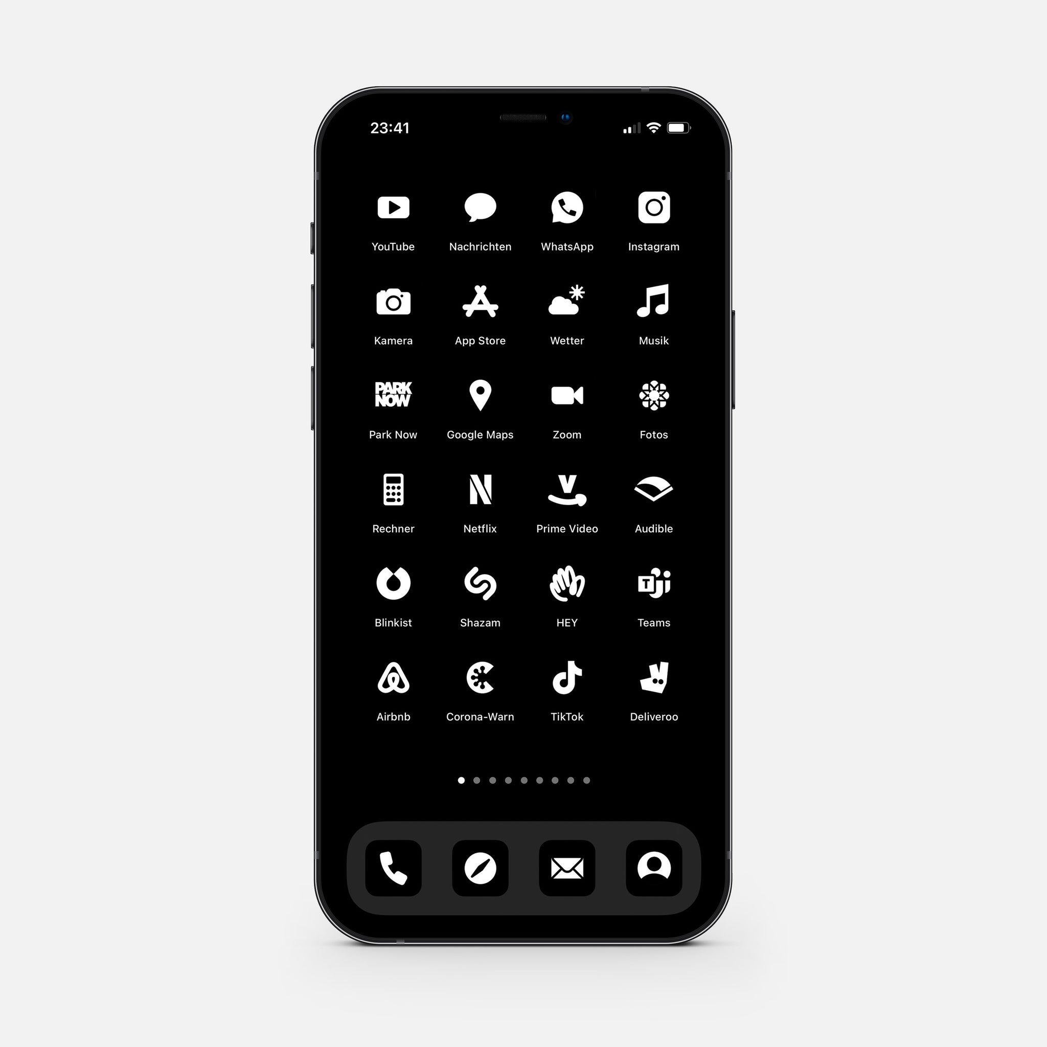 Solid Black – App Icon Pack