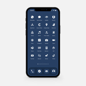 Solid Blue – App Icon Pack